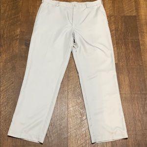 Cream colored men’s golf pants